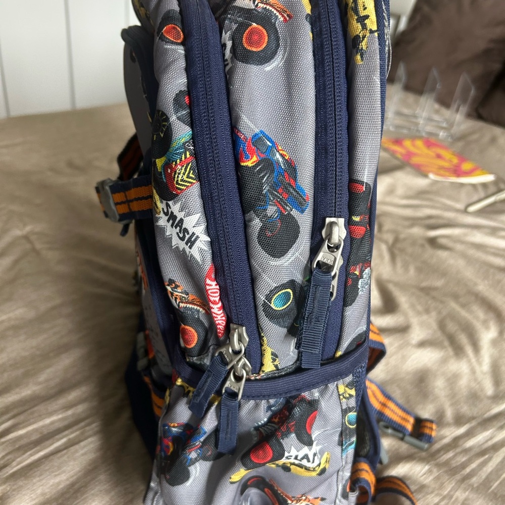 Pottery Barn Hot Wheels Monster Truck Backpack
